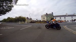 Fatal Motorcycle Crash @ Isle Of Man TT Road Race  R.I.P