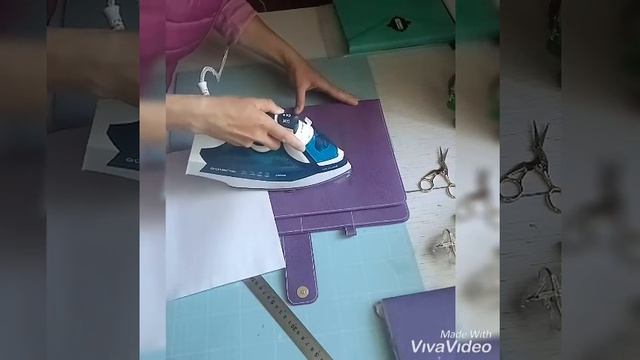 Как наклеить термотрансферную плёнку на кожзам? смотреть онлайн