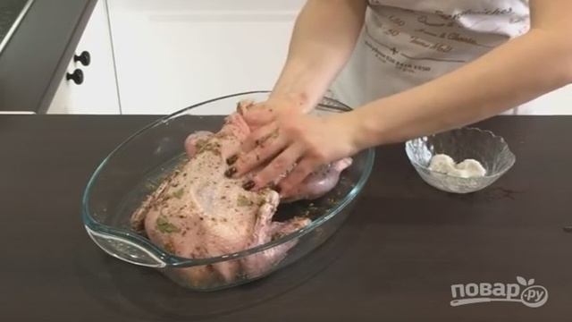 Запеченная утка с гречкой