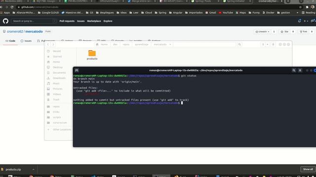 Mini-curso microservicios Spring - 4. Creando repositorio Git - parte 2