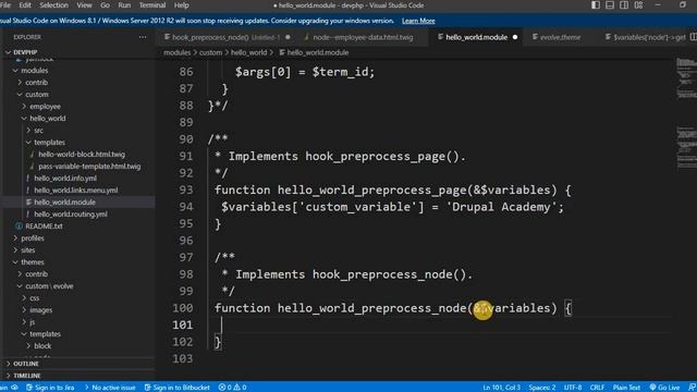 Introduction to hook_preprocess_node in Drupal 8 | Drupal 9 | Drupal 10