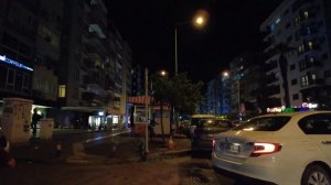 Izmir Turkey: Night Ambience on Hatay Street, May 2023 Walking Tour 4K 60fps
