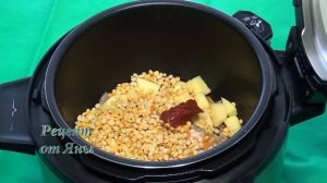 Как приготовить гороховый суп в мультиварке REDMOND M110