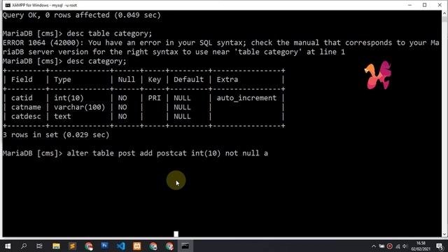6 PHP CMS - Create Category ( Join Table) смотреть онлайн