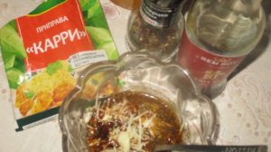 Курица с гречневыми спагетти