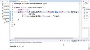 Return Types and Parameters in Java Methods and How to create VM