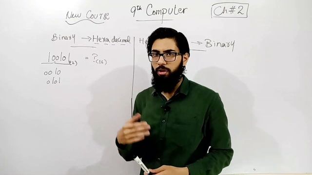 Binary to Hexadecimal | Hexadecimal to Binary | 9th computer new book chapter 2 смотреть онлайн