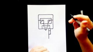 How to Draw Steve Funko Pop (Minecraft)