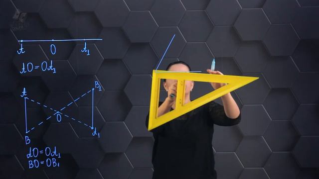 Центрлік симметрия. 9 сынып.