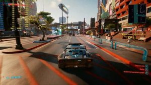 Intel Xeon E5 1650 v3 Cyberpunk 2077 тест проца в городе (версия игры1.03, "впечатляющие" настройки