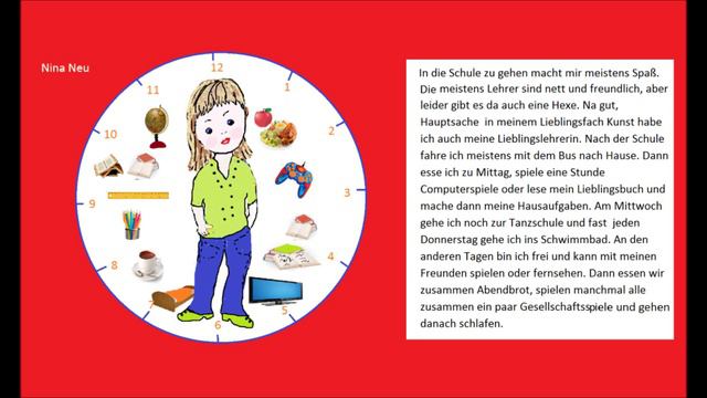 Учимся говорить по-немецки # 7 (Мой день.2 часть).