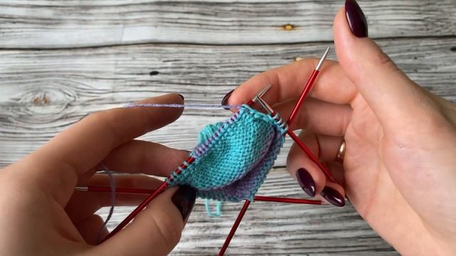 Детские носки 1-2 года  из носочной пряжи Водопад // JANNA KNITS // Мастер-класс
