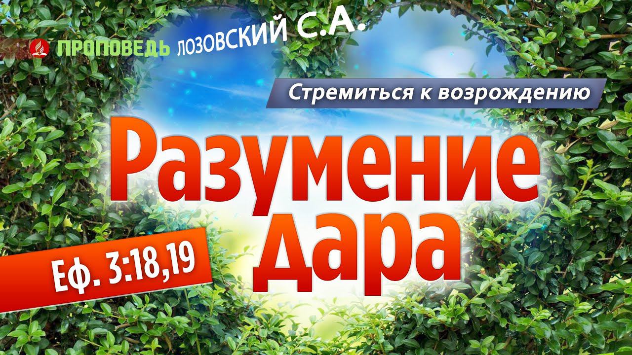 Разумение дара. Проповедь - Лозовский С.А.