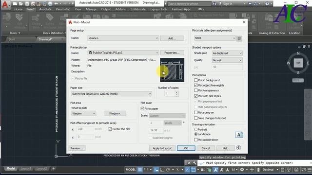 How to convert AutoCAD to JPEG (DWG-JPEG) смотреть онлайн
