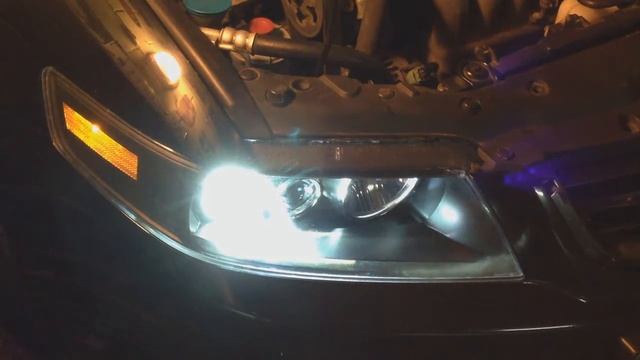 Габарит боковой + фронт Acura TSX Хонда Аккорд 7 смотреть онлайн