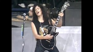 Metallica - James plays his ESP Horizon 12 strings double neck guitat - Fade to Black  1992.07.17