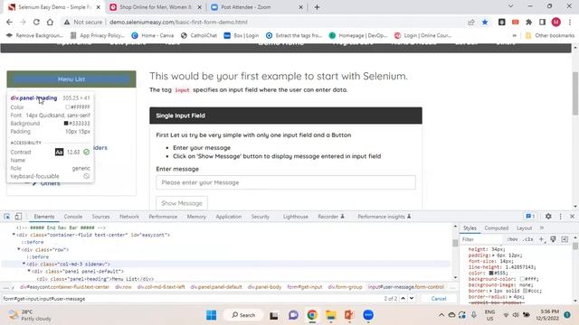CSS Selector Part 2 | #seleniumwebdriver #seleniumjava #automationtester