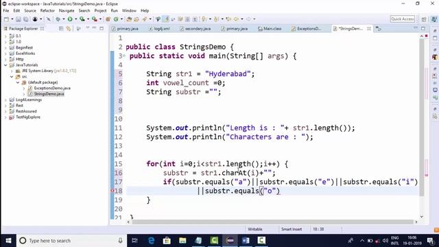 Java Tutorial For Beginners - Strings In Java