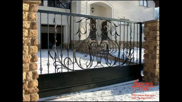 Ворота откатные от ООО "АвангардСталь" смотреть онлайн