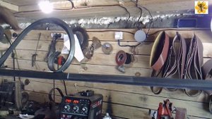 Садовая лавка из профтрубы своими руками