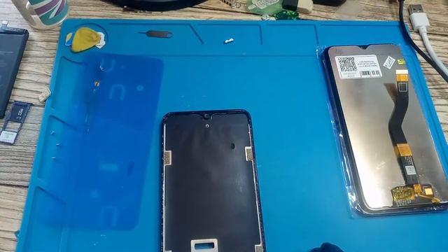 Восстановление Samsung A10 S / Замена дисплейного модуля / Samsung A107 смотреть онлайн