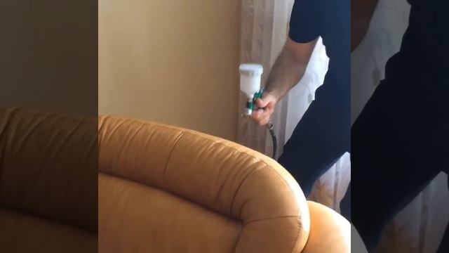 Покраска кожаной мебели смотреть онлайн