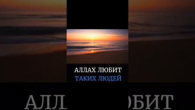 АЛЛАХ ЛЮБИТ ТАКИХ ЛЮДЕЙ #истина #Ислам