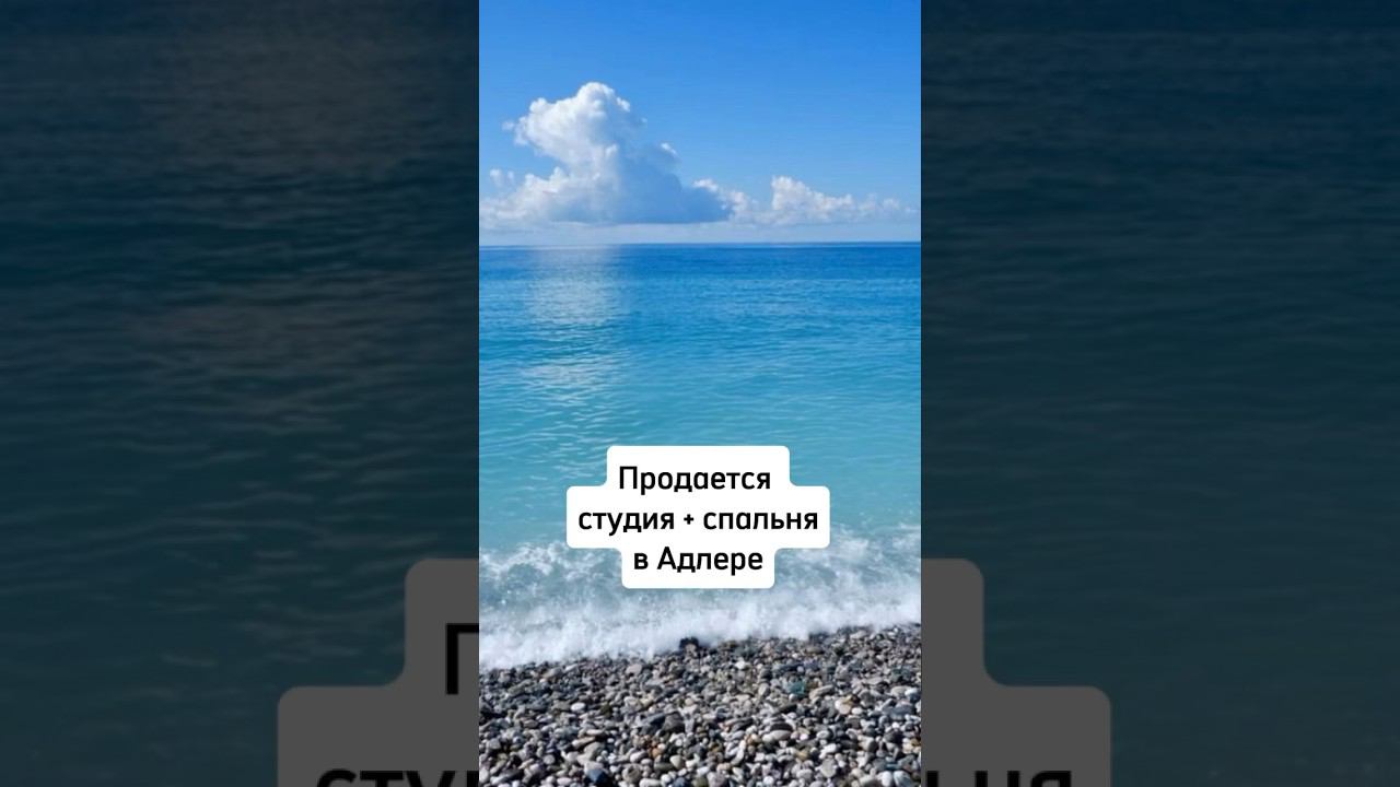 Продается студия +спальня в Адлере. #сочи #адлер #море #черноеморе #квартира #ипотека #риелтор