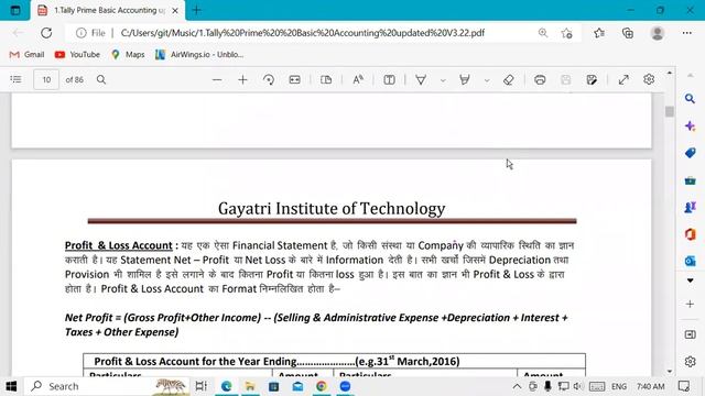 About of Final Account in Tally Prime | GIT Education смотреть онлайн
