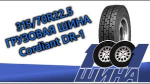 315/70R22.5 Cordiant Professional DR-1 | Грузовая шина для ведущей оси
