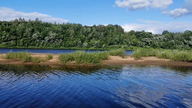 Летняя достопримечательность Новополоцка. Остров на Западной Двине
