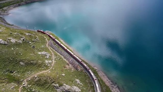 Unbelievable glacier express Switzerland || Amazing and Beautiful train view | Glacier express rout смотреть онлайн