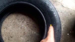 Для чего на новой резине красная и желтые точки