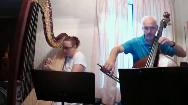 Ave Maria by Astor Piazzolla for Bass and Harp смотреть онлайн