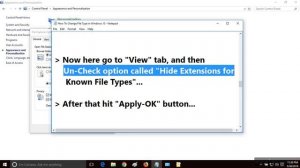 How to Change File Type on Windows 10 | Change File Extensions | Simple & Working