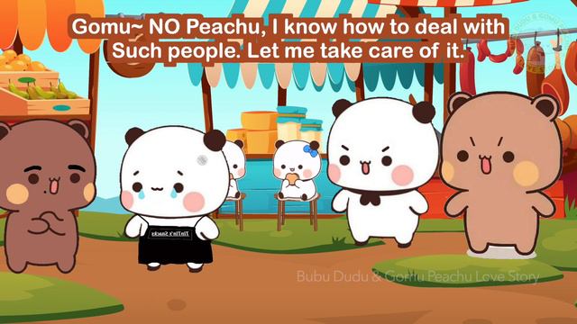 Generous Peachu part-3 ❤ | bubu dudu | peach goma | gomu peachu love story | whatsapp status смотреть онлайн
