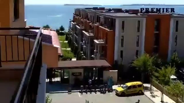 Sea view furnished 1-bedroom apartment open plan for sale Star dreams Sveti vlas Bulgaria смотреть онлайн