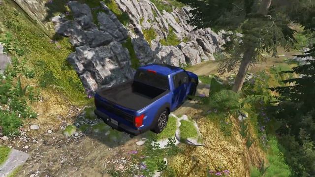 Ford F-150 Raptor Car Driving - BeamNg Drive - Car Games Pc Gameplay [Logitech g29] смотреть онлайн