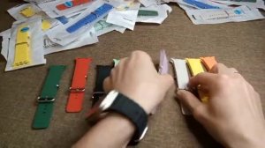 Ремешки для Apple Watch 49/45/42/44mm Ocean Band. Силиконовые ребристые ремешки для Apple ultra