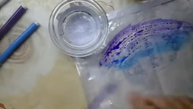 DIY Дерево из гуаши,снежное дерево, космо дерево смотреть онлайн