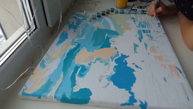 Классное расслабляющее видео// РИСУЮ НА ХОЛСТЕ смотреть онлайн