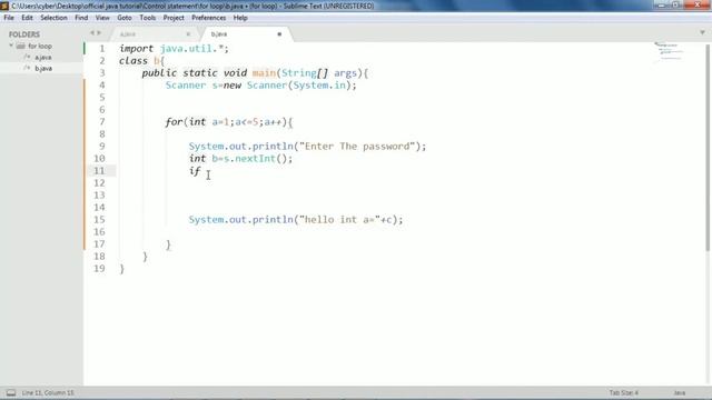 for loop logical programs in java