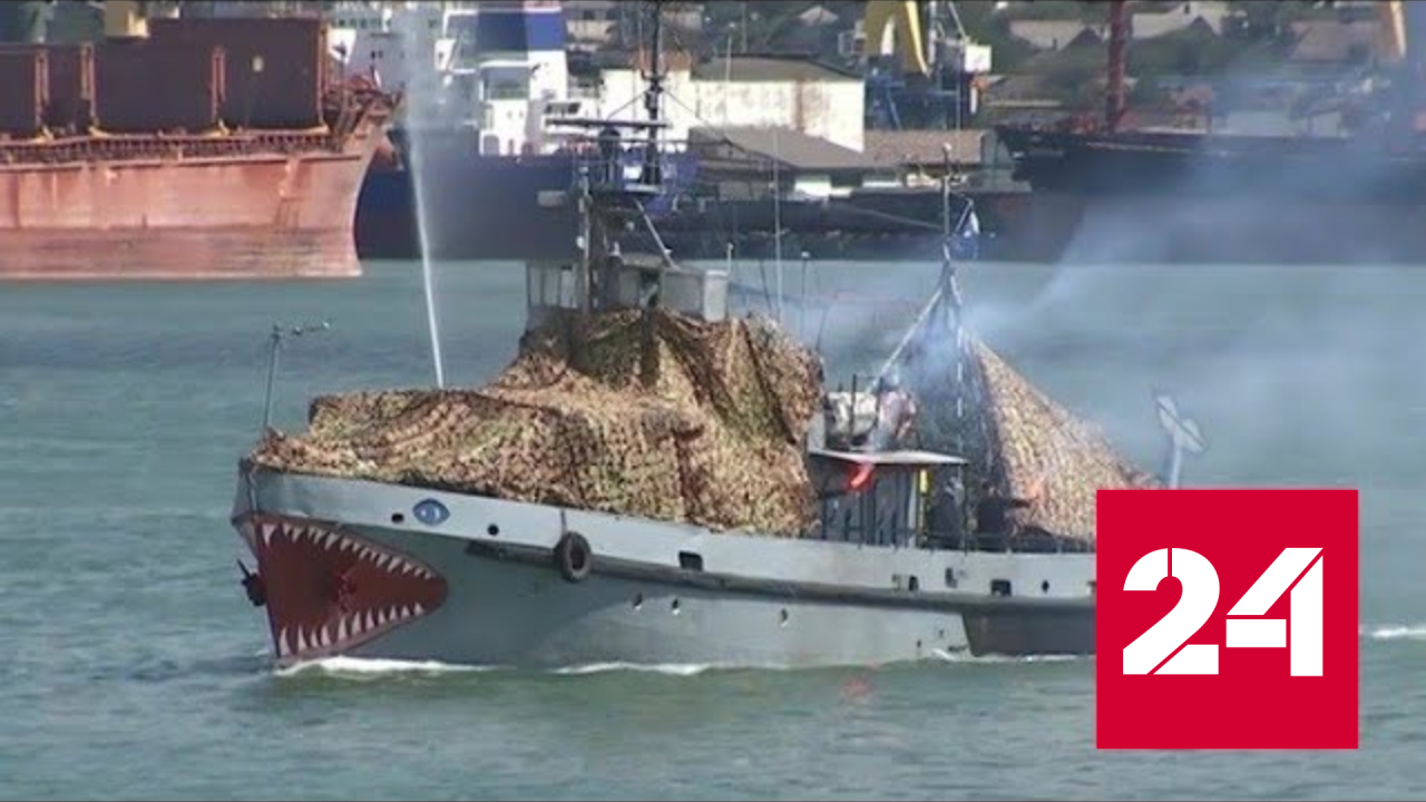 День ВМФ в Новороссийске: морской бой и вальс катеров - Россия 24 