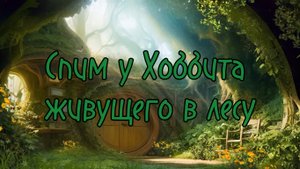 Спим у хоббита живущего в лесу