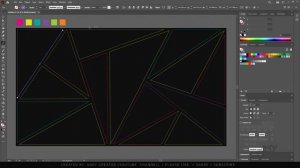 Abstract Background in illustrator adobe CC 2022 string art