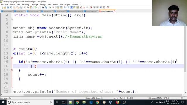 ?Count Vowels in String ☕Java Interview Programs ?? Campus Interview Programs ??? Java Jobs