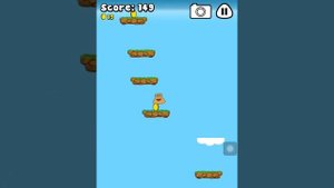 Pou sky jump : game play