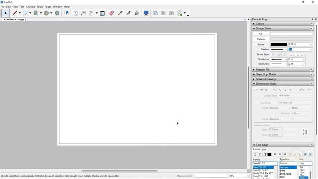 Layout for Sketchup FREE COURSE for Interior Design