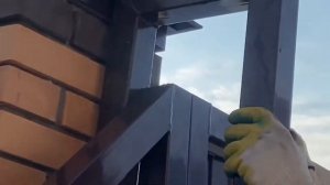 Откатные ворота,монтаж