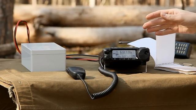 Yaesu FT-891. Обзор часть 2. В полях. Демонстрация функций в работе. Радиосвязь на КВ.